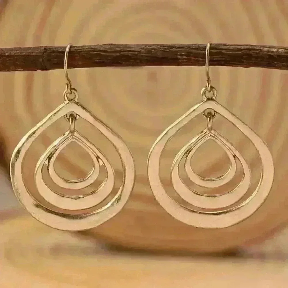 Dangle Earrings Retro Simple Style